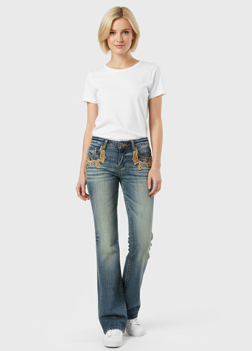 Синие демисезонные джинсы 6th Avenue - Синий - миниатюра 2