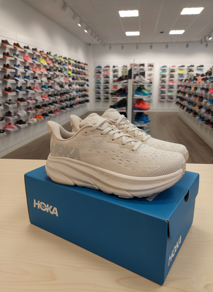 HOKA ONE ONE CLIFTON 9 - Бежевий - миниатюра 3