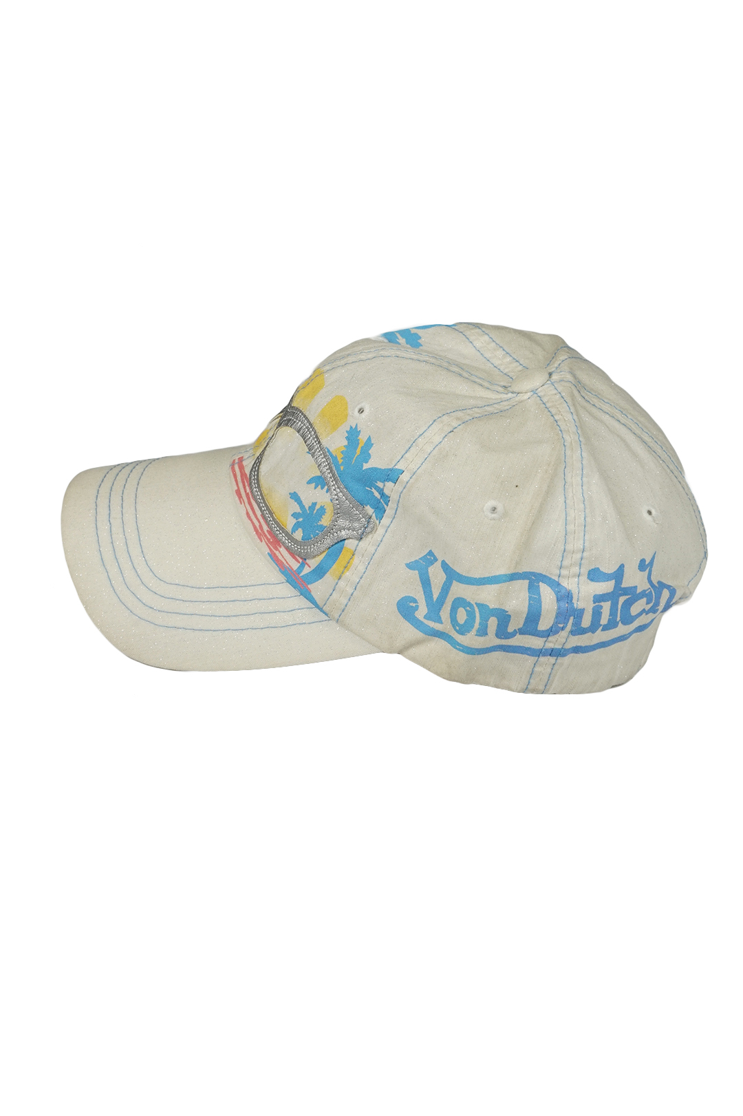 Кепка-бейсболка Von Dutch Korea - Белый - миниатюра 2