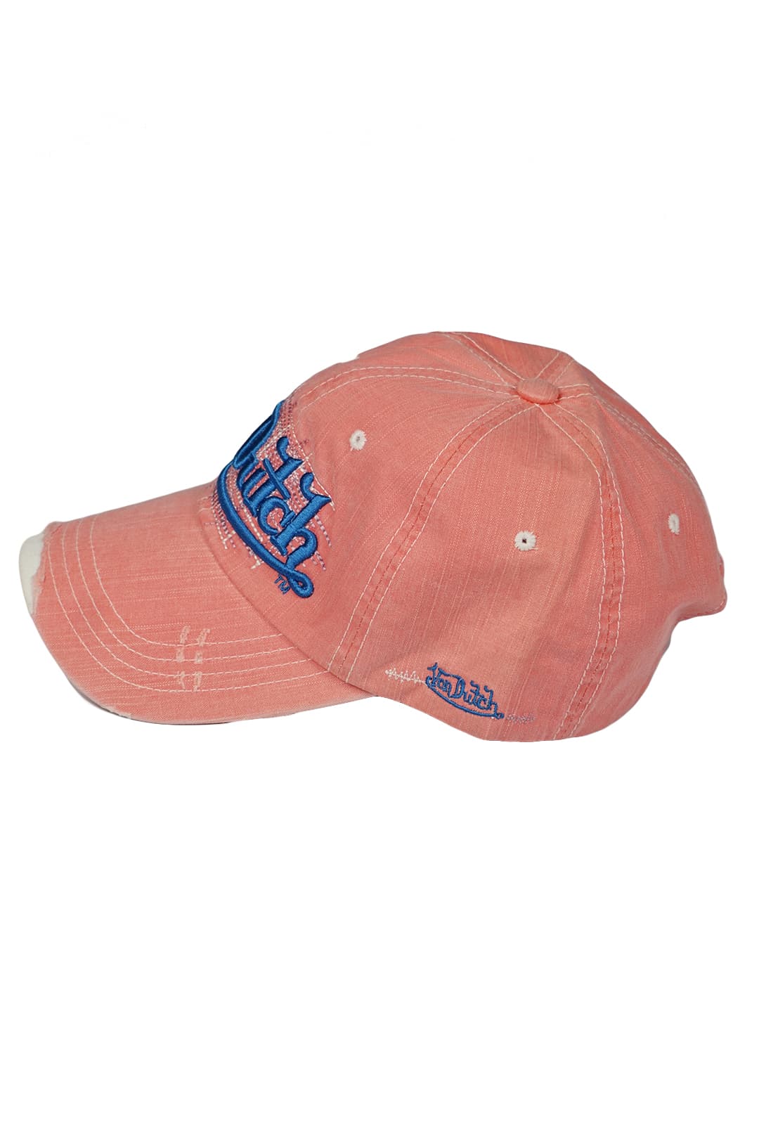 Кепка-бейсболка Von Dutch Korea - Коралловый - 4