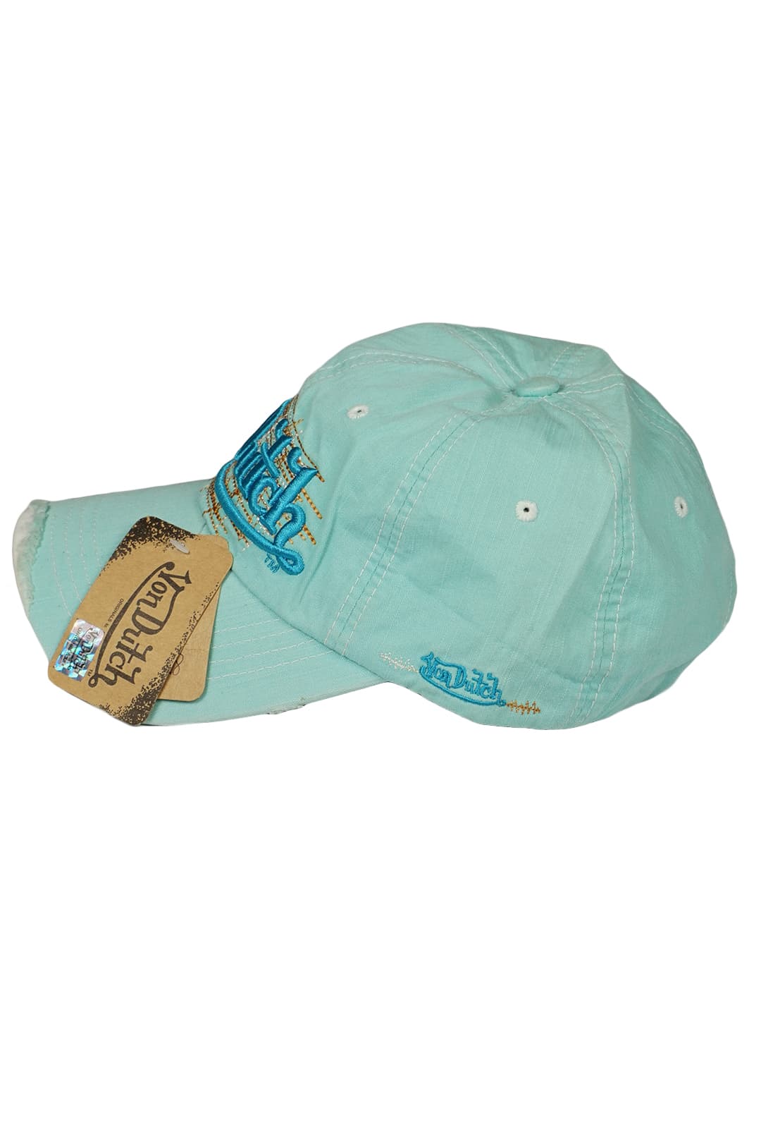 Кепка-бейсболка Von Dutch Korea - Бирюзовий - 3