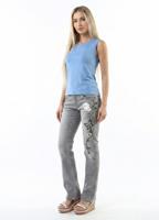 Серые демисезонные джинсы 6th Avenue