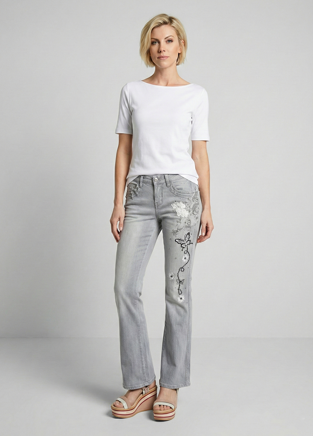 Сірі джинси демісезонні 6th Avenue - Сірий - изображение 1