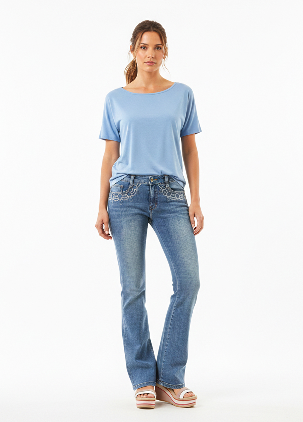 Сині демісезонні джинси 6th Avenue - Синій - изображение 1