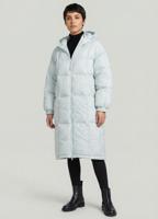 Жіночий демісезонний пуховик з капюшоном