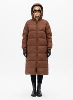 Женское демисезонное пуховое пальто