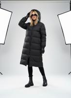 Женское демисезонное пуховое пальто