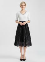 Юбка миди ажурная