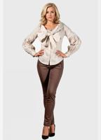 Женская блуза с рюшами