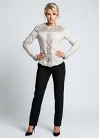 Жіноча блуза з рюшами