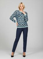 Женский демисезонный свитер травка