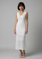 Ажурна літня трикотажна сукня