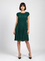 Женское плиссированное платье миди
