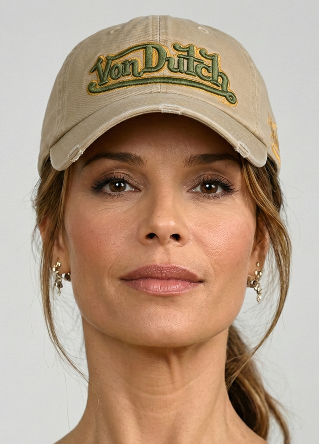 Кепка-бейсболка Von Dutch Korea - Сірий - изображение 1