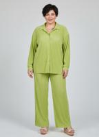 Жіночий літній брючний костюм плісе