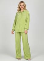 Женский летний брючный костюм плиссе