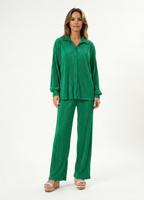 Жіночий літній брючний костюм плісе