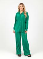 Женский летний брючный костюм плиссе