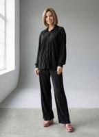 Жіночий літній брючний костюм плісе