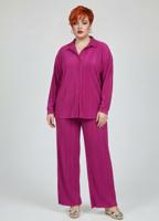 Жіночий літній брючний костюм плісе