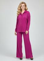 Женский летний брючный костюм плиссе