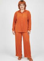 Жіночий літній брючний костюм плісе