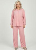 Жіночий літній брючний костюм плісе