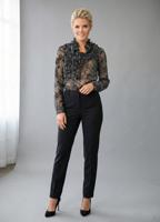 Женская блуза с рюшами