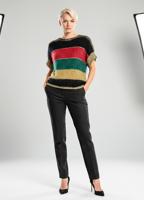 Женский нарядный джемпер с коротким рукавом