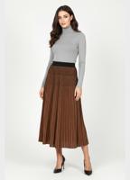 Трикотажная двусторонняя юбка миди