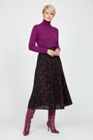 Трикотажная двусторонняя юбка миди