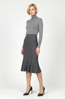 Трикотажна спідниця годе міді