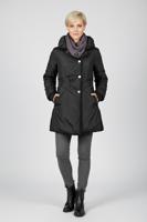 Женский приталенный пуховик