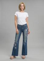 Жіночі вінтажні клешені джинси