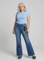 Жіночі вінтажні клешені джинси