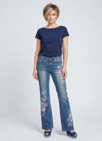 Жіночі вінтажні клешені джинси