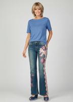 Жіночі вінтажні клешені джинси