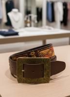 Женский кожаный ремень с орнаментом