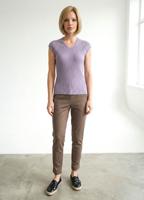 Літня жіноча тонка футболка з тенселя