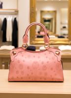 Женская каркасная кожаная сумка