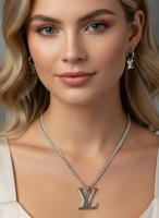 Комплект бижутерии Роми (серьги+кулон)