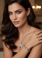 Комплект бижутерии Натали (браслет+кулон)