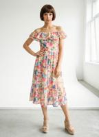 Літня французька сукня в квітковий принт