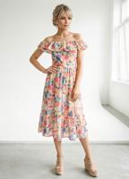 Літня французька сукня в квітковий принт